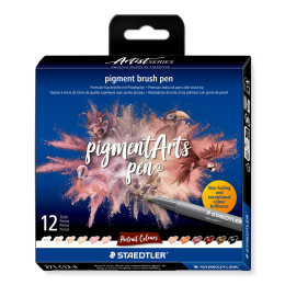 Pigment Arts Brush Pen 12-er Set Portrait in der Gruppe Stifte / Künstlerstifte / Pinselstifte bei Pen Store (137623)