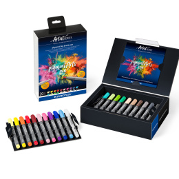 Pigment Arts Big Brush Pen 20-er Set + in der Gruppe Stifte / Künstlerstifte / Pinselstifte bei Pen Store (137631)