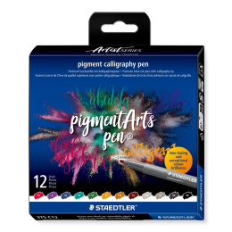 Pigment Arts Kalligrafiestifte 12-er Set in der Gruppe Basteln & Hobby / Kalligrafie / Kalligrafiestifte bei Pen Store (137633)