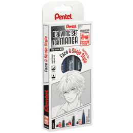 Drawing Set Manga Face & Shojo in der Gruppe Stifte / Künstlerstifte / Fineliner bei Pen Store (137666)