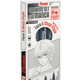 Drawing Set Manga Face & Shojo in der Gruppe Stifte / Künstlerstifte / Fineliner bei Pen Store (137666)