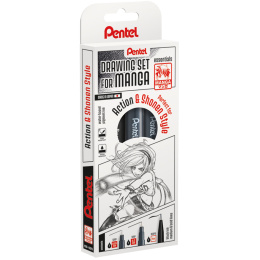 Drawing Set Manga Action & Shonen in der Gruppe Stifte / Künstlerstifte / Fineliner bei Pen Store (137667)