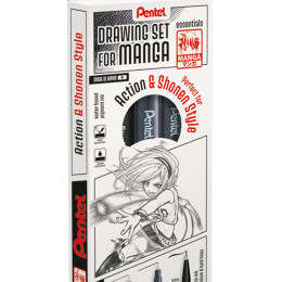 Drawing Set Manga Action & Shonen in der Gruppe Stifte / Künstlerstifte / Fineliner bei Pen Store (137667)