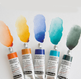 Horadam Aquarell Tub Wooden Box 12x20 ml in der Gruppe Künstlerbedarf / Künstlerfarben / Aquarell / Aquarellfarbe in der Tube bei Pen Store (137790)