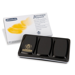 Akademie Aquarell Half Pans 12er-Set in der Gruppe Künstlerbedarf / Künstlerfarben / Aquarell / Aquarellfarbe im Napf bei Pen Store (137800)
