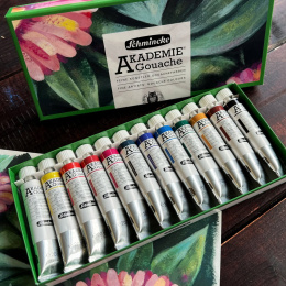 Akademie Gouache 12x20 ml in der Gruppe Künstlerbedarf / Künstlerfarben / Gouache bei Pen Store (137808)