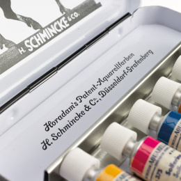 Akademie Aquarell Half Pans 6x5 ml in der Gruppe Künstlerbedarf / Künstlerfarben / Aquarell / Aquarellfarbe im Napf bei Pen Store (137809)