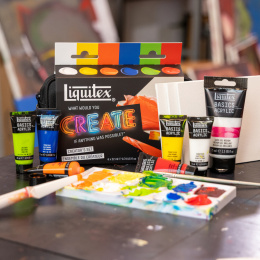 Acrylfarbe Basics Creator's Set 6x22 ml in der Gruppe Künstlerbedarf / Künstlerfarben / Acrylfarbe bei Pen Store (137828)