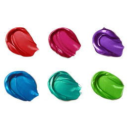 Acrylfarbe Basics Metallic Set 6x22 ml in der Gruppe Künstlerbedarf / Künstlerfarben / Acrylfarbe bei Pen Store (137836)