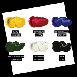 Acrylfarbe Soft Body Mixing Set 6x22 ml in der Gruppe Künstlerbedarf / Künstlerfarben / Acrylfarbe bei Pen Store (137837)