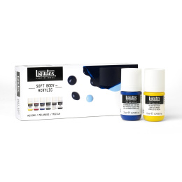 Acrylfarbe Soft Body Mixing Set 6x22 ml in der Gruppe Künstlerbedarf / Künstlerfarben / Acrylfarbe bei Pen Store (137837)