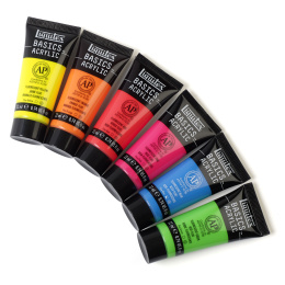 Acrylfarbe Fluorescent Set Tubes 6x22 ml in der Gruppe Künstlerbedarf / Künstlerfarben / Acrylfarbe bei Pen Store (137839)