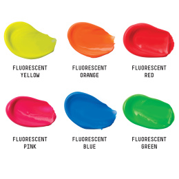Acrylfarbe Fluorescent Set Tubes 6x22 ml in der Gruppe Künstlerbedarf / Künstlerfarben / Acrylfarbe bei Pen Store (137839)