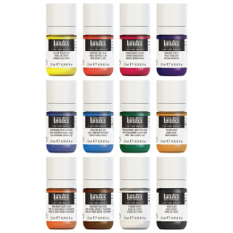 Acrylfarbe Soft Body Essentials Set 12x22 ml in der Gruppe Künstlerbedarf / Künstlerfarben / Acrylfarbe bei Pen Store (137845)