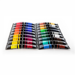 Acrylfarbe Basics Set 36x22 ml in der Gruppe Künstlerbedarf / Künstlerfarben / Acrylfarbe bei Pen Store (137848)