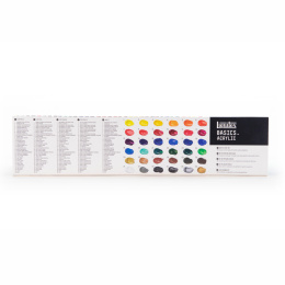 Acrylfarbe Basics Set 36x22 ml in der Gruppe Künstlerbedarf / Künstlerfarben / Acrylfarbe bei Pen Store (137848)