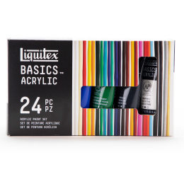 Acrylfarbe Basics Set 24x22 ml in der Gruppe Künstlerbedarf / Künstlerfarben / Acrylfarbe bei Pen Store (137849)