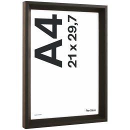 Holzrahmen Espresso 21x29,7 cm A4 in der Gruppe Basteln & Hobby / Organisieren / Rahmen / Braune Rahmen bei Pen Store (137894)