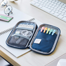 Federtasche Smart-fit Compact Navy in der Gruppe Stifte / Schreibwaren / Schreibetuis und weitere Etuis bei Pen Store (137914)