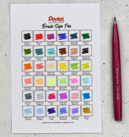 Fude Touch Brush Sign Pen 36er-Set in der Gruppe Stifte / Künstlerstifte / Pinselstifte bei Pen Store (137956)