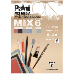Paint'ON Multi-Technik Mix6 A4 in der Gruppe Papier & Blöcke / Künstlerblöcke / Mischtechnikblock bei Pen Store (137964)