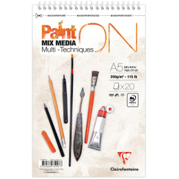Paint'ON Multi-Technik Spiralblock A5 in der Gruppe Papier & Blöcke / Künstlerblöcke / Mischtechnikblock bei Pen Store (137965)