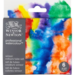 Professional Aquarellfarbe Tuben 5 ml Foundation 6er-Set in der Gruppe Künstlerbedarf / Künstlerfarben / Aquarell / Aquarellfarbe in der Tube bei Pen Store (138000)