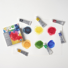 Professional Aquarellfarbe Tuben 5 ml Foundation 6er-Set in der Gruppe Künstlerbedarf / Künstlerfarben / Aquarell / Aquarellfarbe in der Tube bei Pen Store (138000)