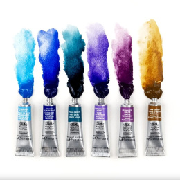 Professional Aquarellfarbe Tuben 5 ml Granualation 6er-Set in der Gruppe Künstlerbedarf / Künstlerfarben / Aquarell / Aquarellfarbe in der Tube bei Pen Store (138001)