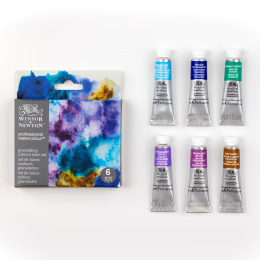 Professional Aquarellfarbe Tuben 5 ml Granualation 6er-Set in der Gruppe Künstlerbedarf / Künstlerfarben / Aquarell / Aquarellfarbe in der Tube bei Pen Store (138001)