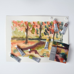 Professional Aquarellfarbe Tuben 5 ml Rich Earth  6er-Set in der Gruppe Künstlerbedarf / Künstlerfarben / Aquarell / Aquarellfarbe in der Tube bei Pen Store (138002)