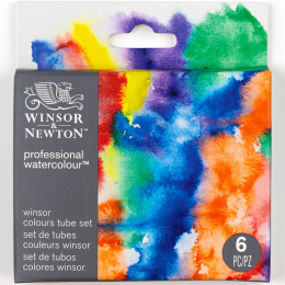 Professional Aquarellfarbe Tuben 5 ml Winsor  6er-Set in der Gruppe Künstlerbedarf / Künstlerfarben / Aquarell / Aquarellfarbe in der Tube bei Pen Store (138003)