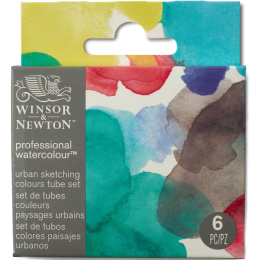 Professional Aquarellfarbe Tuben 5 ml Urban 6er-Set in der Gruppe Künstlerbedarf / Künstlerfarben / Aquarell / Aquarellfarbe in der Tube bei Pen Store (138005)