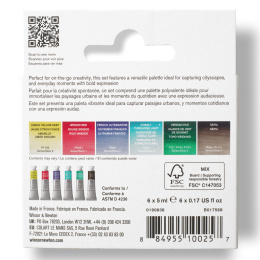Professional Aquarellfarbe Tuben 5 ml Urban 6er-Set in der Gruppe Künstlerbedarf / Künstlerfarben / Aquarell / Aquarellfarbe in der Tube bei Pen Store (138005)