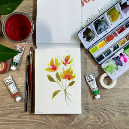 Aquarellpapier Joy 300g A5 in der Gruppe Papier & Blöcke / Künstlerblöcke / Aquarellpapier bei Pen Store (138009)