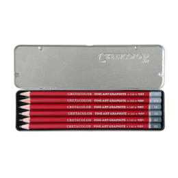 Cleos Fine Art Graphite 6er-Set in der Gruppe Stifte / Künstlerstifte / Skizzenstifte bei Pen Store (138024)