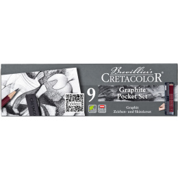 Graphitset 9-teilig in der Gruppe Stifte / Künstlerstifte / Skizzenstifte bei Pen Store (138025)