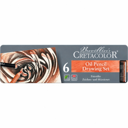 Ölkreidestifte 6er-Set in der Gruppe Stifte / Künstlerstifte / Skizzenstifte bei Pen Store (138028)