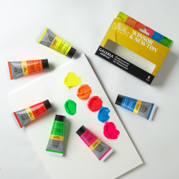 Galeria Acrylfarbe 6x20ml Fluo set in der Gruppe Künstlerbedarf / Künstlerfarben / Acrylfarbe bei Pen Store (138042)