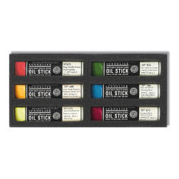 Oil Stick Mini 6er-Set Bicoloured apple in der Gruppe Künstlerbedarf / Buntstifte und Bleistifte / Ölkreiden bei Pen Store (138059)