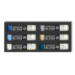 Oil Stick Mini 6er-Set Seascape in der Gruppe Künstlerbedarf / Buntstifte und Bleistifte / Ölkreiden bei Pen Store (138060)