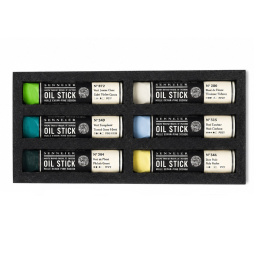 Oil Stick Mini 6er-Set Stylish landscape in der Gruppe Künstlerbedarf / Buntstifte und Bleistifte / Ölkreiden bei Pen Store (138061)