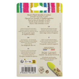 Ölpastell Fluorescent colors 5 ml 6er-Set in der Gruppe Künstlerbedarf / Künstlerfarben / Pastell / Ölpastell bei Pen Store (138063)