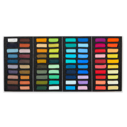 Softpastell 1/2 à l'écu 80er-Set in der Gruppe Künstlerbedarf / Buntstifte und Bleistifte / Pastellkreiden bei Pen Store (138072)