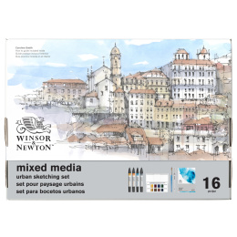 Mixed Media Urban Sketching Set 16-teilig in der Gruppe Stifte / Künstlerstifte / Marker bei Pen Store (138079)