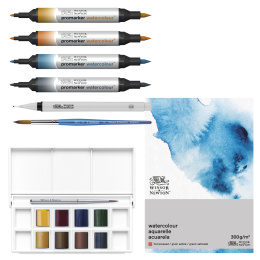 Mixed Media Urban Sketching Set 16-teilig in der Gruppe Stifte / Künstlerstifte / Marker bei Pen Store (138079)