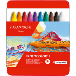 Neocolor I Pastellkreiden 10er-Set in der Gruppe Künstlerbedarf / Buntstifte und Bleistifte / Pastellkreiden bei Pen Store (138089)