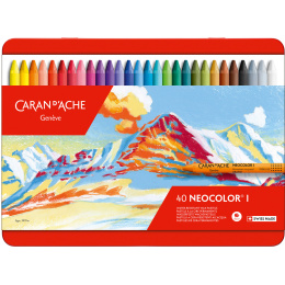 Neocolor I Pastellkreiden 40er-Set in der Gruppe Künstlerbedarf / Buntstifte und Bleistifte / Pastellkreiden bei Pen Store (138090)
