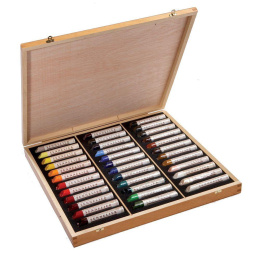 Oil Stick Holzschachtel 36er-Set in der Gruppe Künstlerbedarf / Buntstifte und Bleistifte / Ölkreiden bei Pen Store (138095)