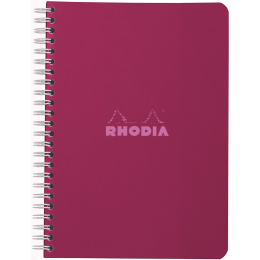 Notebook Spiral Plum A5 Liniert in der Gruppe Papier & Blöcke / Schreiben und Notizen / Notizblock und Notizhefte bei Pen Store (138116)